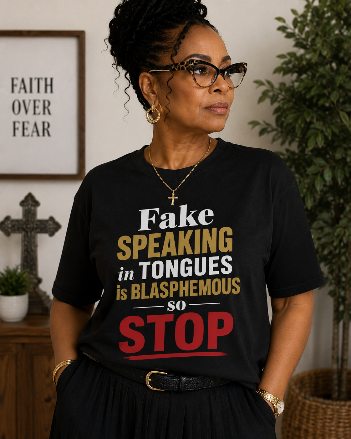 Faithing It. Short sleeve faith based T-shirts.