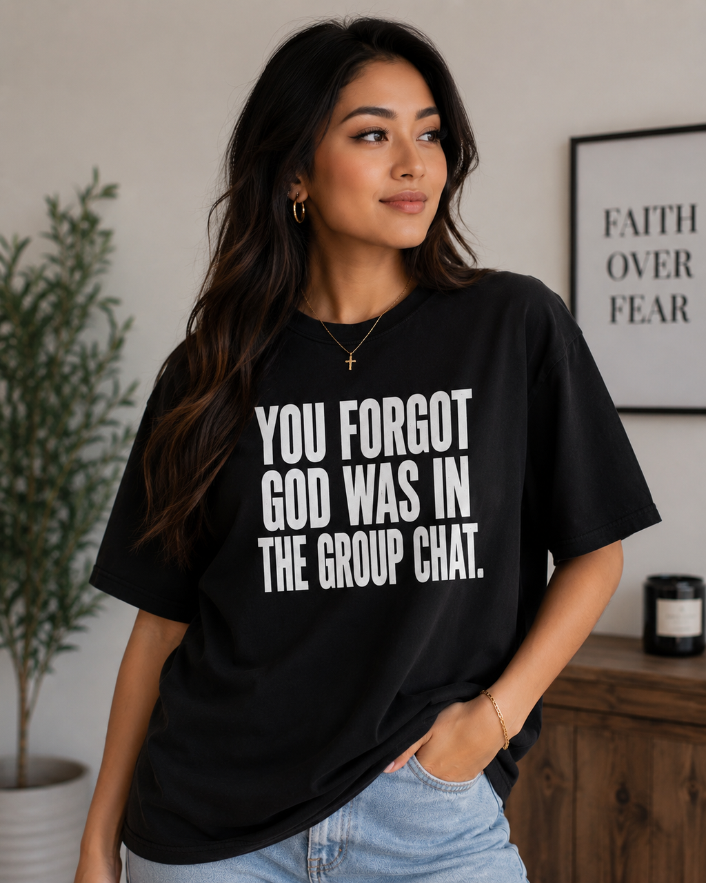 Faithing It. Short sleeve faith based T-shirts.