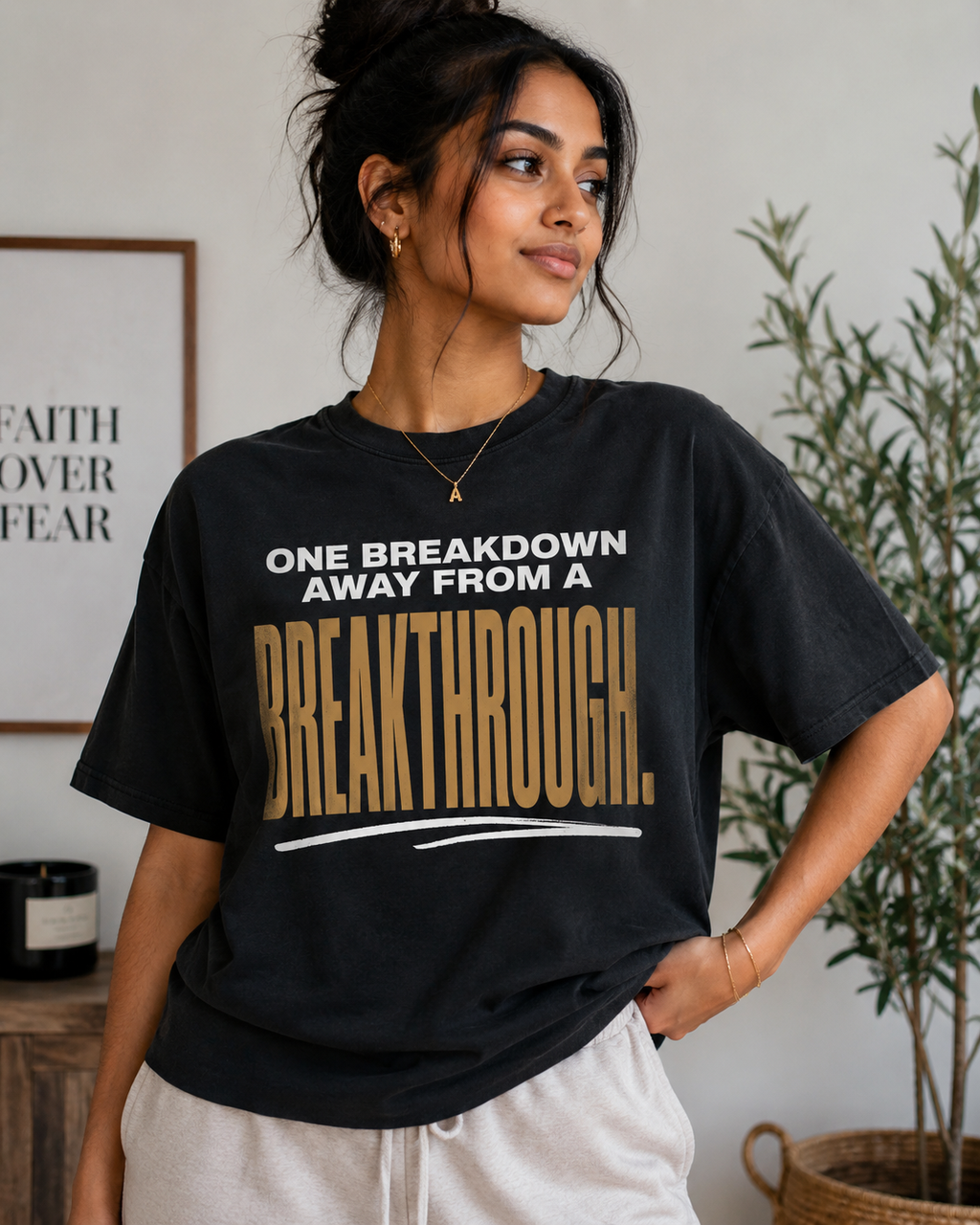 Faithing It. Short sleeve faith based T-shirts.